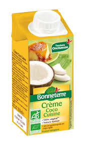 Crème de coco cuisine